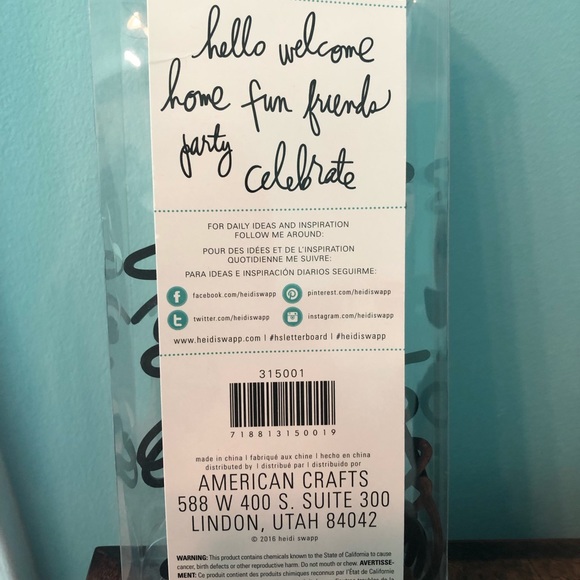 American Crafts Heidi Swapp Letterboard Kit - Picture 2 of 3